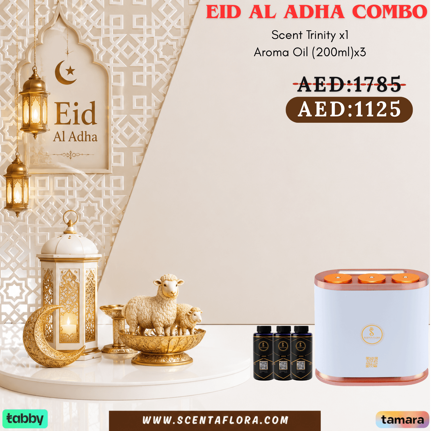 Combo of Scent Trinity1 & Aroma Oil3