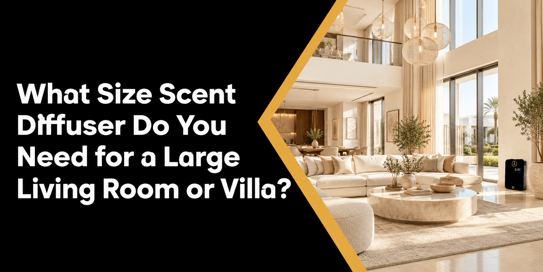 Luxury villa scent diffuser